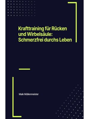 cover image of Krafttraining für Rücken und Wirbelsäule